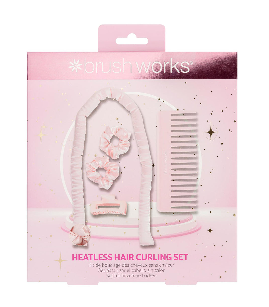 Brushworks Heatless Hair Curling Set