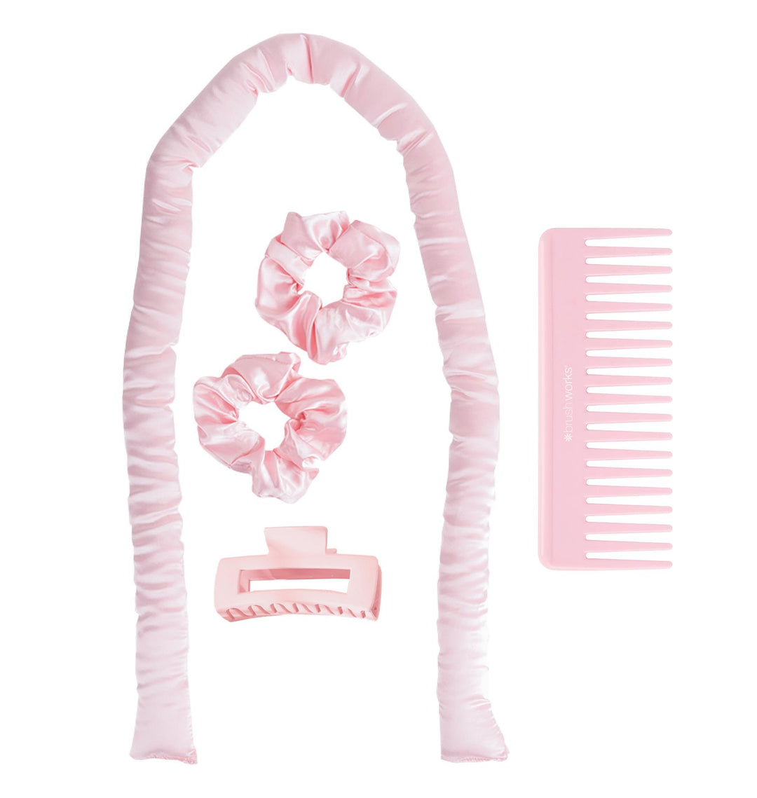 Brushworks Heatless Hair Curling Set