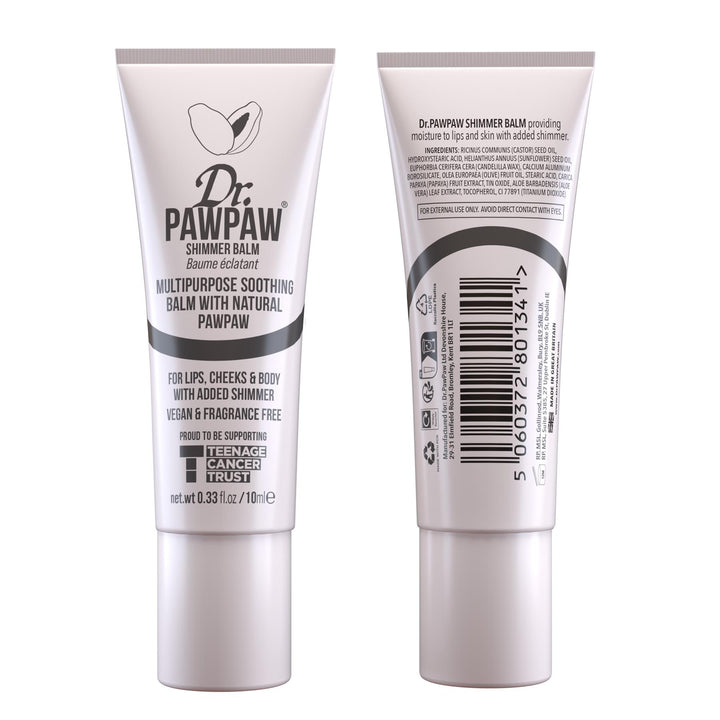 Dr Paw Paw 10ml Shimmer Balm 
X 
Teenage Cancer Trust