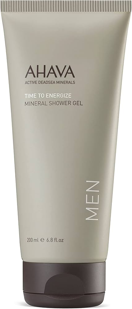 AHAVA Time to Energize Men’s Mineral Shower Gel 200ml – Invigorating Dead Sea Formula at the UK’s Best Price
