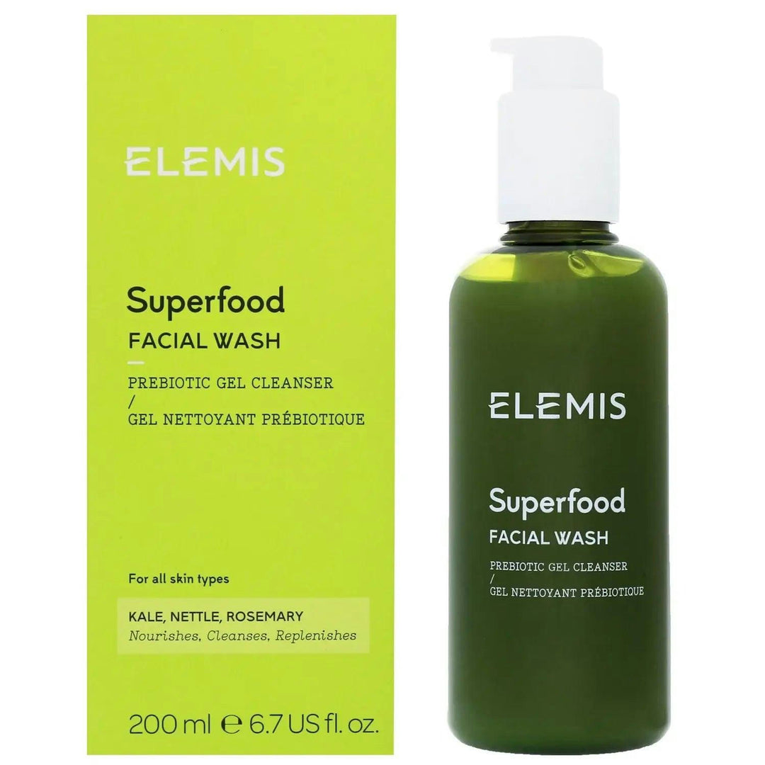 Elemis Superfood Facial Wash 200 ml – Fresh, Green Glow in a Bottle