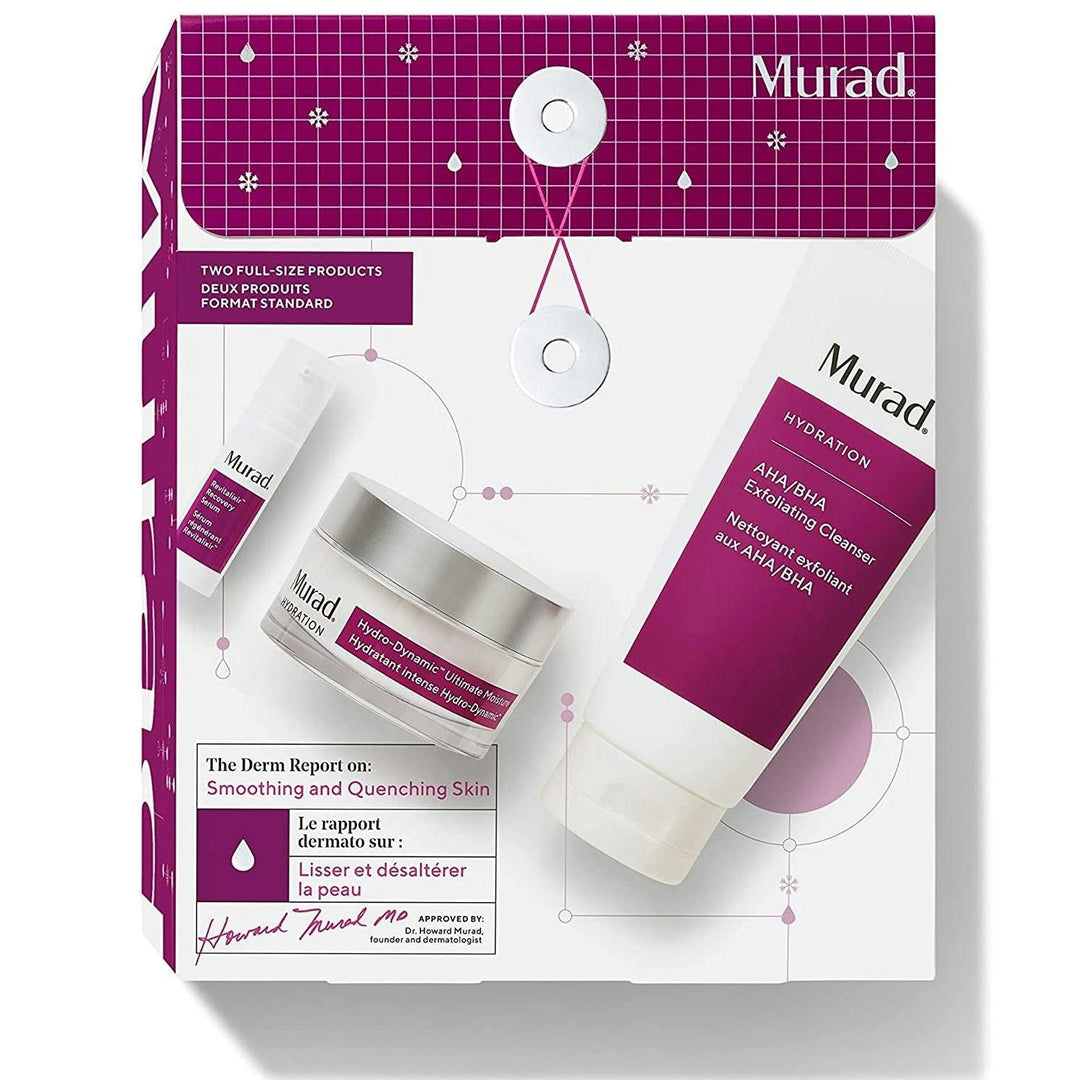 Murad The Derm Report – Smoothing + Quenching Skin Treatment | Hydrating, Plumping & Skin-Reviving Serum