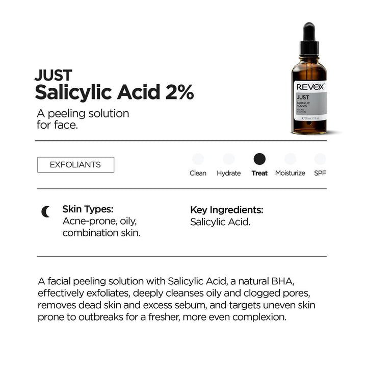 REVOX B77 JUST Salicylic Acid 2% 30ml – Blemish-Fighting Power