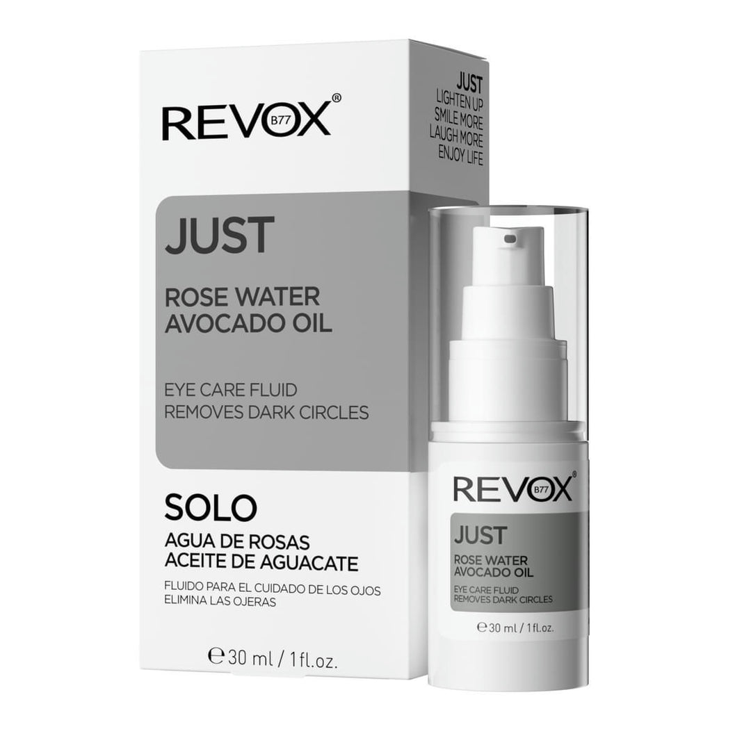 REVOX B77 JUST ROSEWATER AVOCADO OIL EYE CARE 30ML