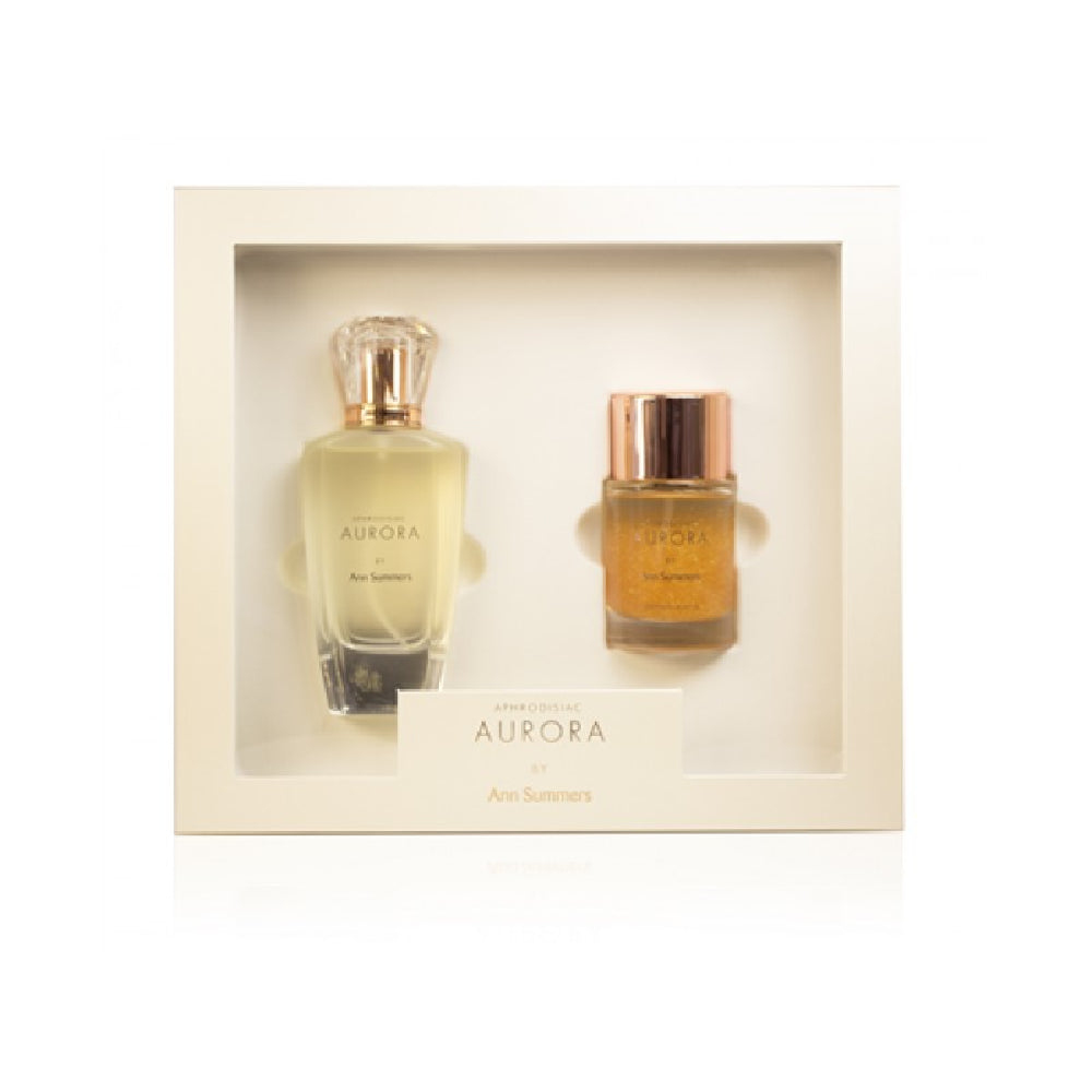 ANN SUMMERS Aurora Eau de Parfum 75ml & Shimmer Body Oil 50ml Gift Set