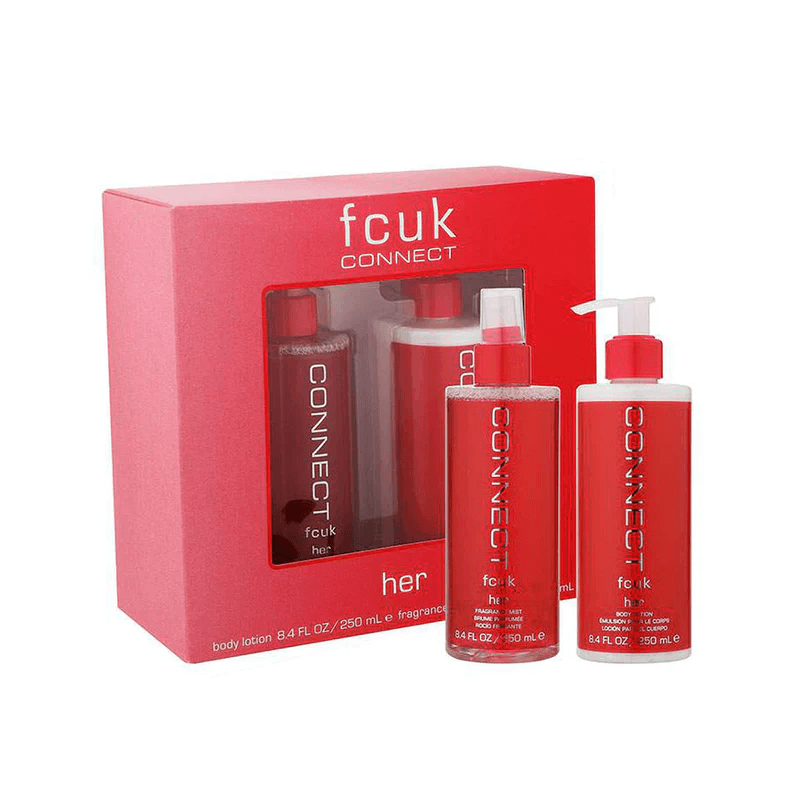 FCUK Connect Her Body Mist Lotion 250ml Gift Set – Beauty Scent