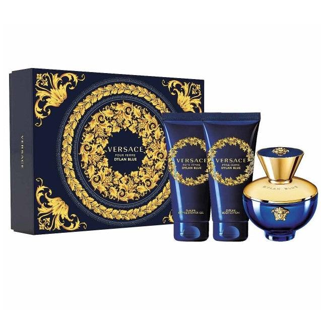 Versace Dylan Blue Pour Femme Eau De Parfum 50ml Gift Set Beauty Scent