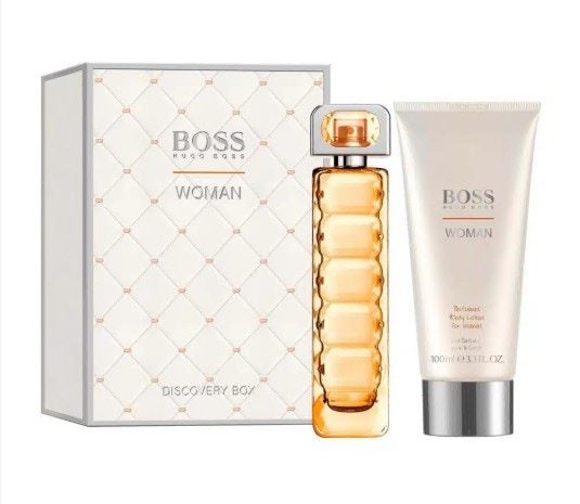 BOSS ORANGE WOMAN 50ML EDT + 100ML BODY LOTION