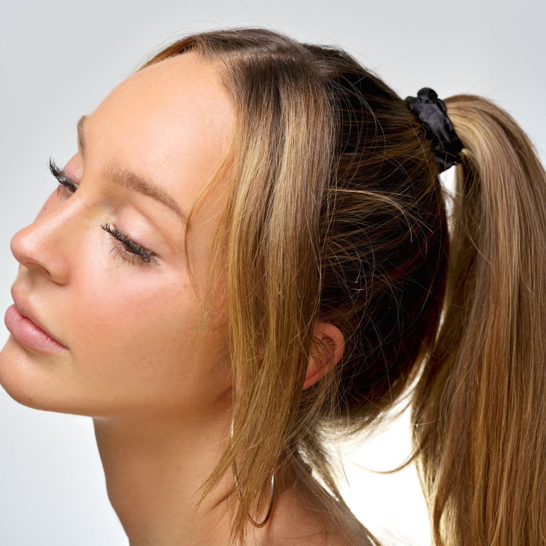 Brushworks Skinny Satin Scrunchies