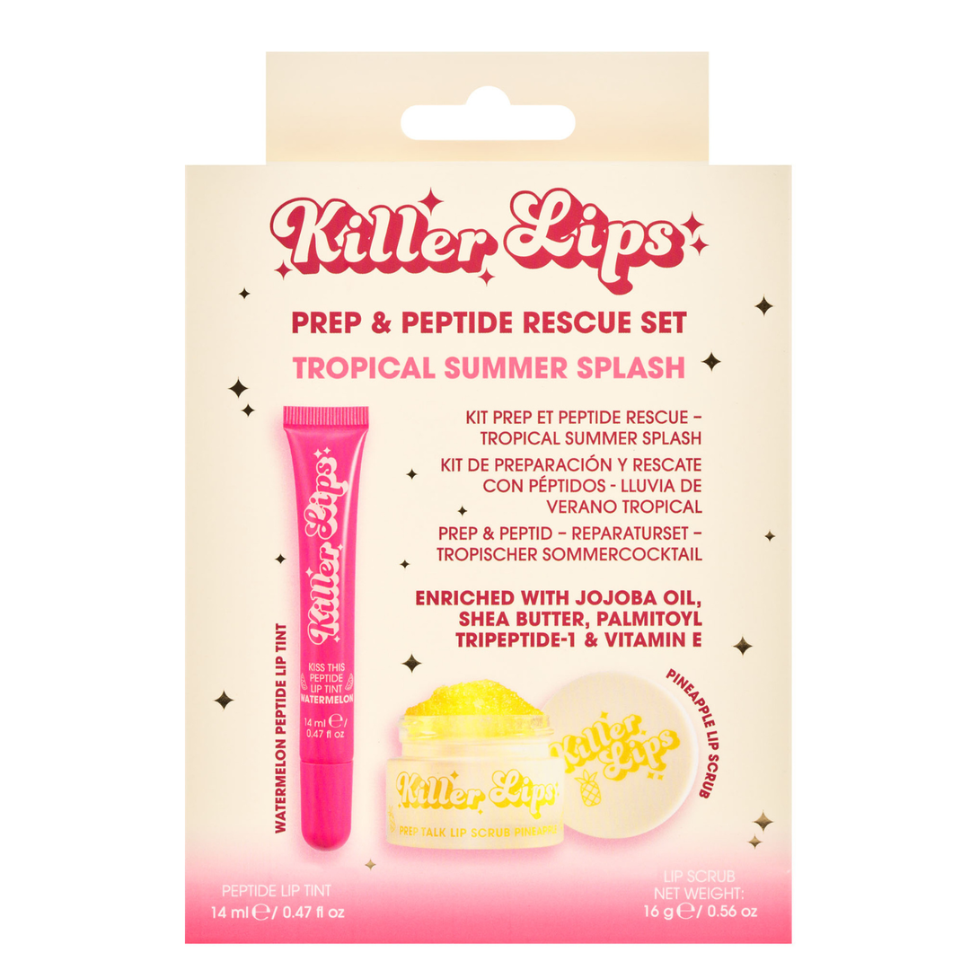 Killer Lips Prep & Peptide Rescue Set - Tropical Summer Splash