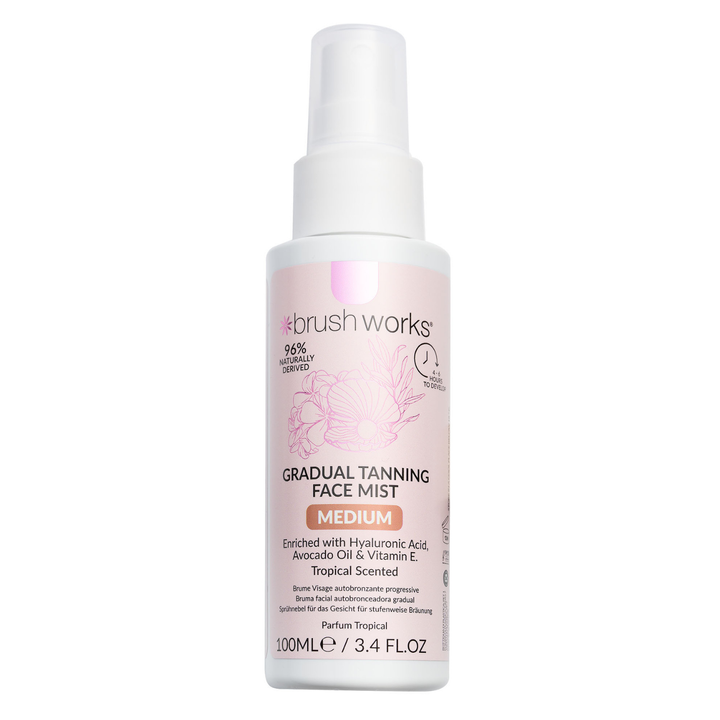 Brushworks Gradual Tanning Face Mist Medium