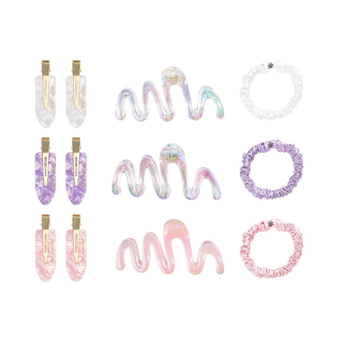 Brushworks Everyday Hair Clip & Scrunchie Set