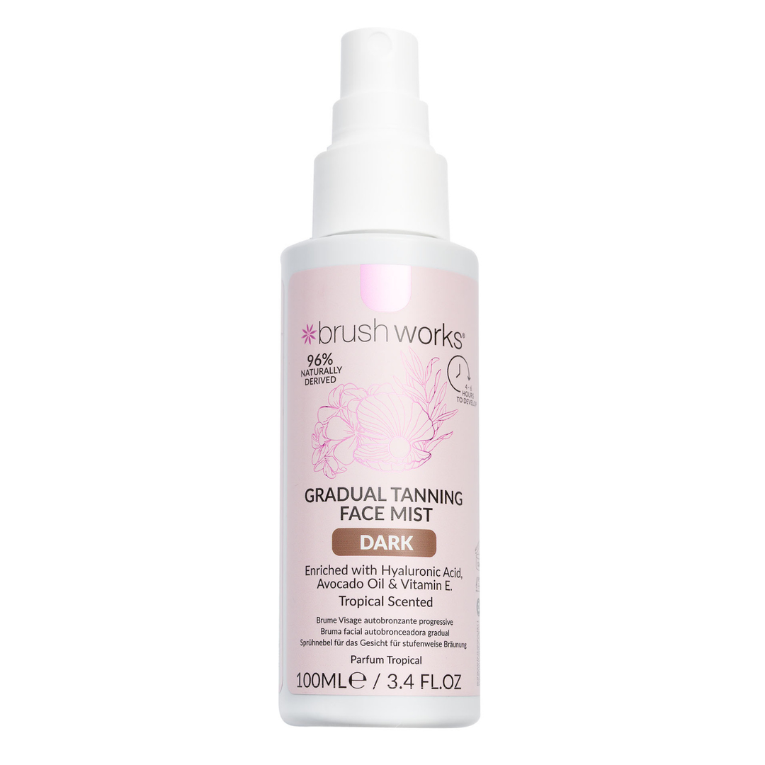 Brushworks Gradual Tanning Face Mist Dark