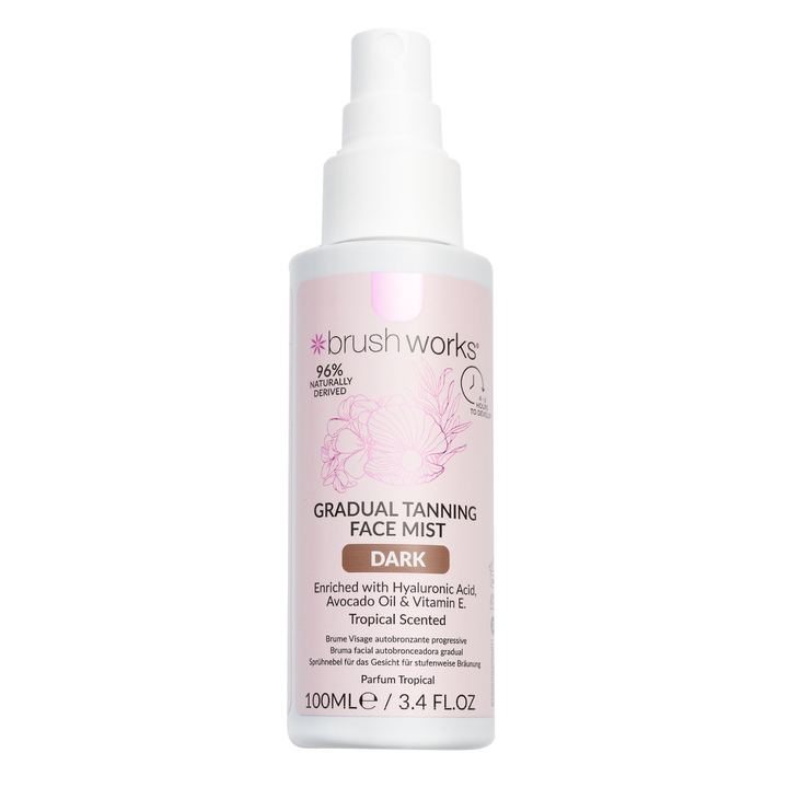 Brushworks Gradual Tanning Face Mist Dark