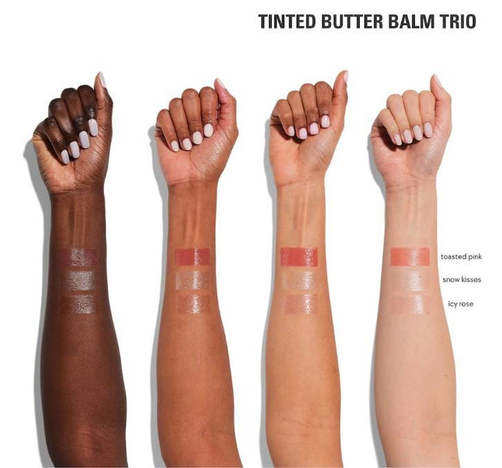 Kylie Jenner Tinted Butter Balm Trio Set – Hydrating Lip Balms with Buildable Colour