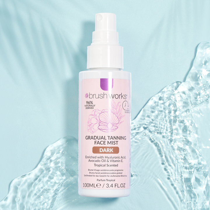 Brushworks Gradual Tanning Face Mist Dark