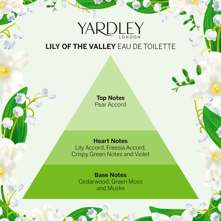 YARDLEY LILY OF THE VALLEY 125ML EDT SPR