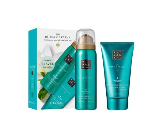 Rituals The Ritual of Karma Mini Gift Set – 48hr Hydrating Body Cream 70ml & Foaming Shower Gel 50ml