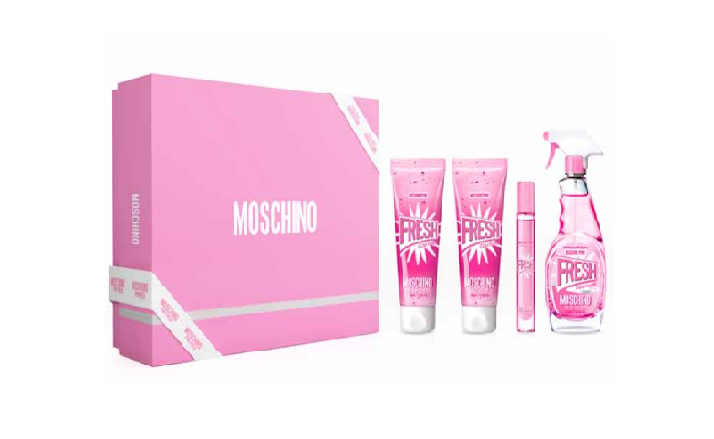 Moschino Pink Fresh Couture Eau De Toilette 100ml Gift Set