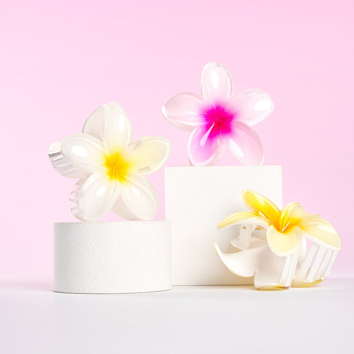 Brushworks Tropical Flower Claw Clips 3pcs