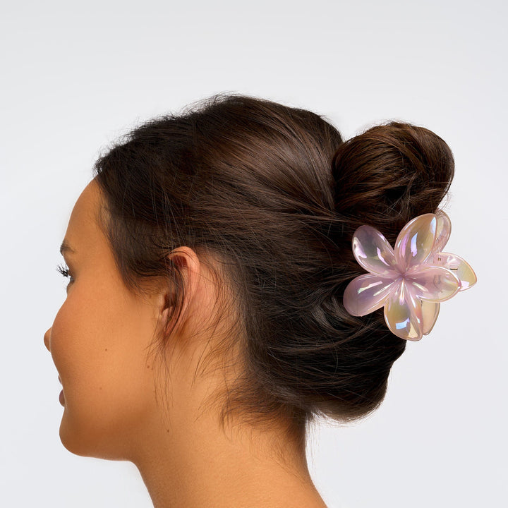 Brushworks Frosted Flower Claw Clips 3pcs