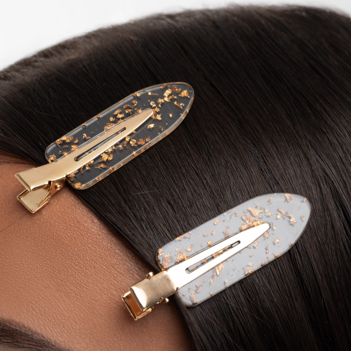 Brushworks Gold Flake No Crease Clips