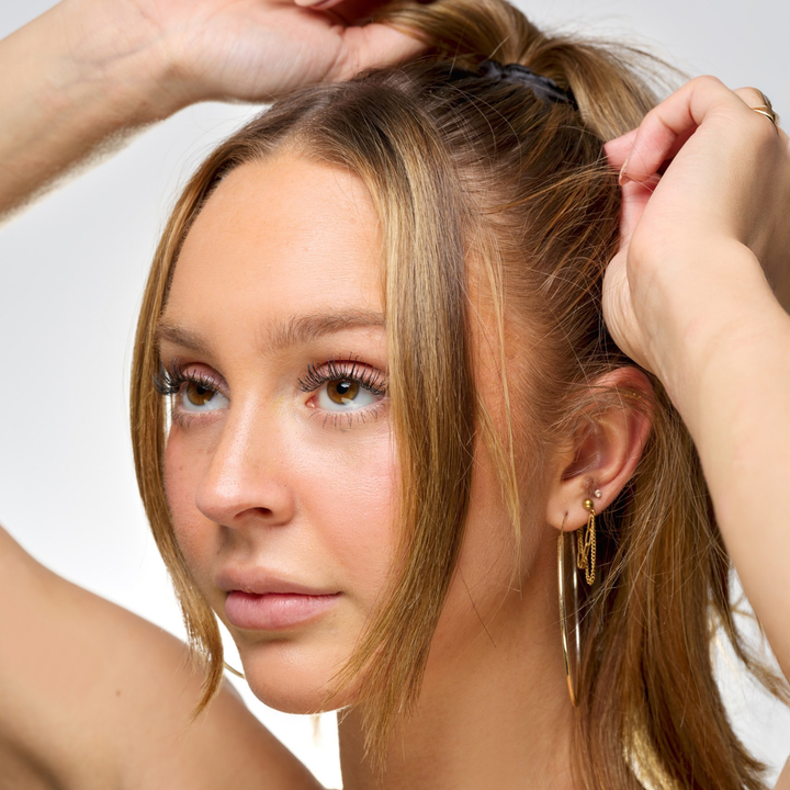 Brushworks Skinny Satin Scrunchies