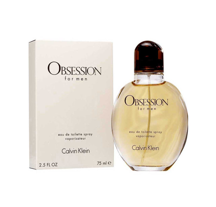 Ck Obsession Men Spray Eau de Toilette for Men 75ml