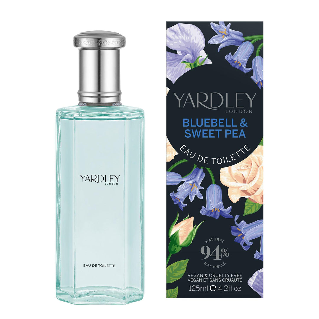 YARDLEY BLUEBELL AND SWEETPEA 125ML EDT SPRAY