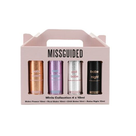 4x Missguided Babe 10ml EDP Fragrance Bundle 2021