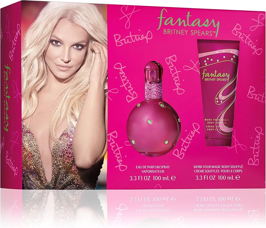 Fantasy Set Bstsw25014 50ml Eau De Parfum Spray + 100ml B/So