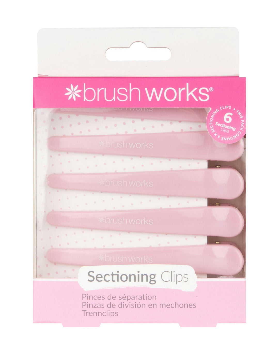 Brushworks Sectioning Clips (Pack of 6)