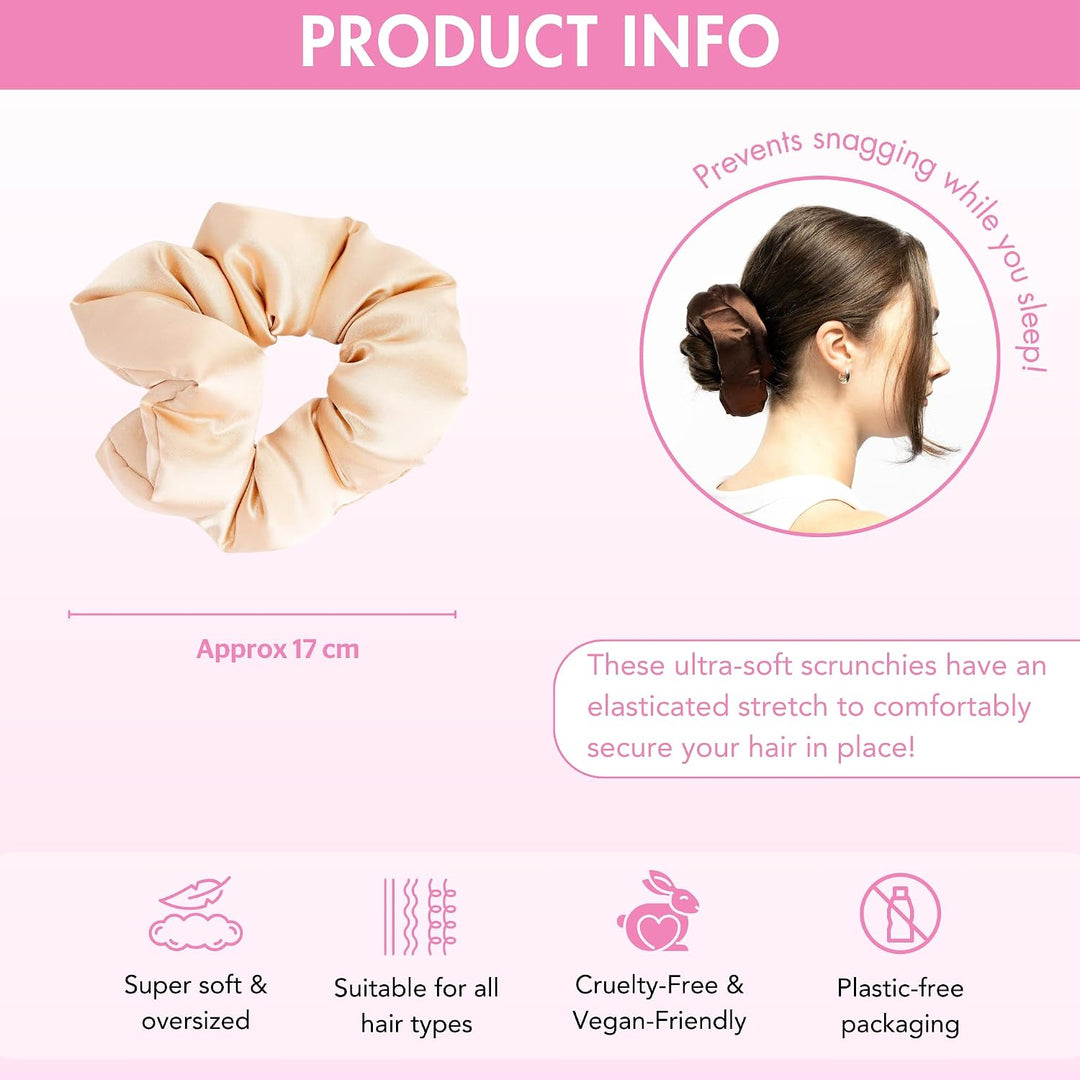Brushworks Large Classic Cloud Scrunchies