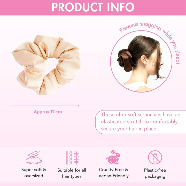 Brushworks Large Classic Cloud Scrunchies