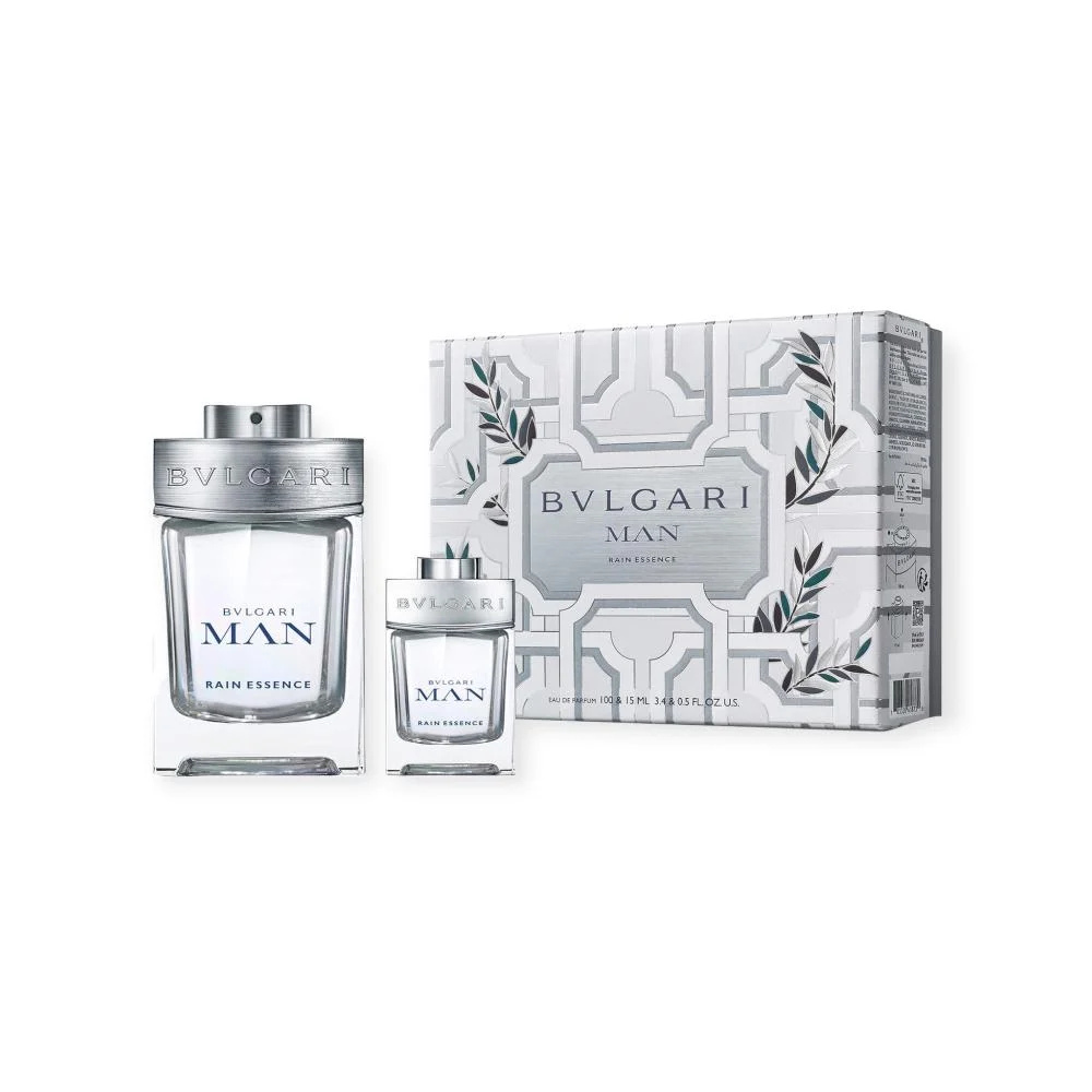 Bvlgari Man Rain Essence Eau De Parfum 100ml Gift Set