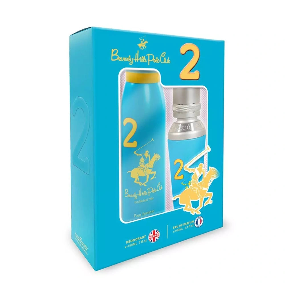 Beverly Hills Polo Club Women Two Eau De Parfum 100ml Gift Set