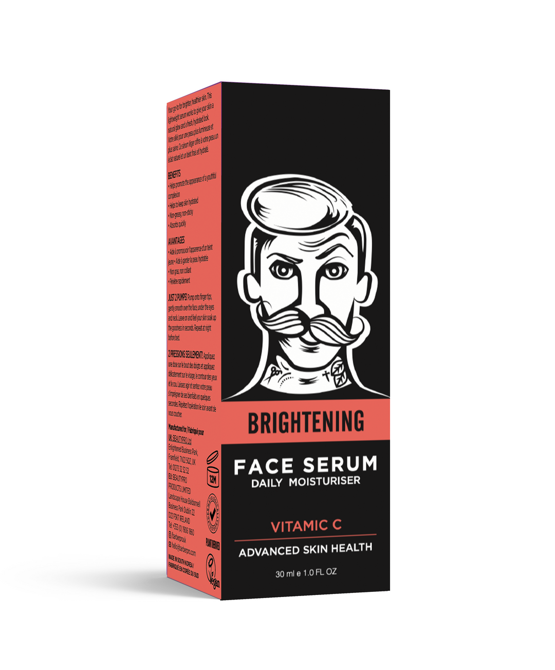 BARBER PRO Ati-Ageing Brightening Vitamin C Face Serum 30ml