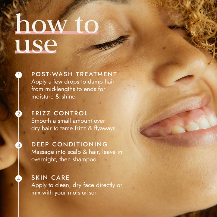 Fushi Organic Fresh-Pressed Argan Oil 100ml |  Hair Oil | Moisturise & Strengthen