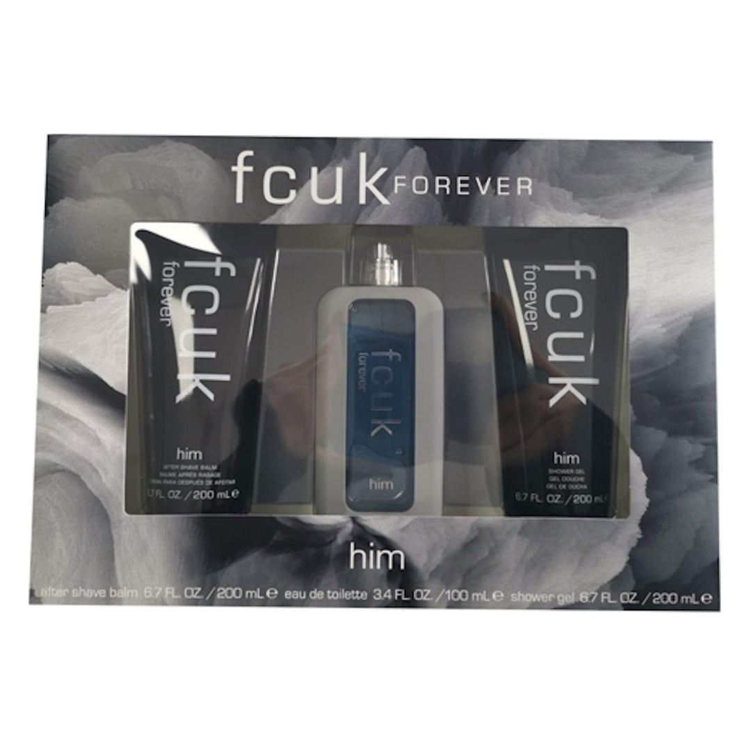 FCUK Forever Him Eau De Toilette 100ml Gift Set