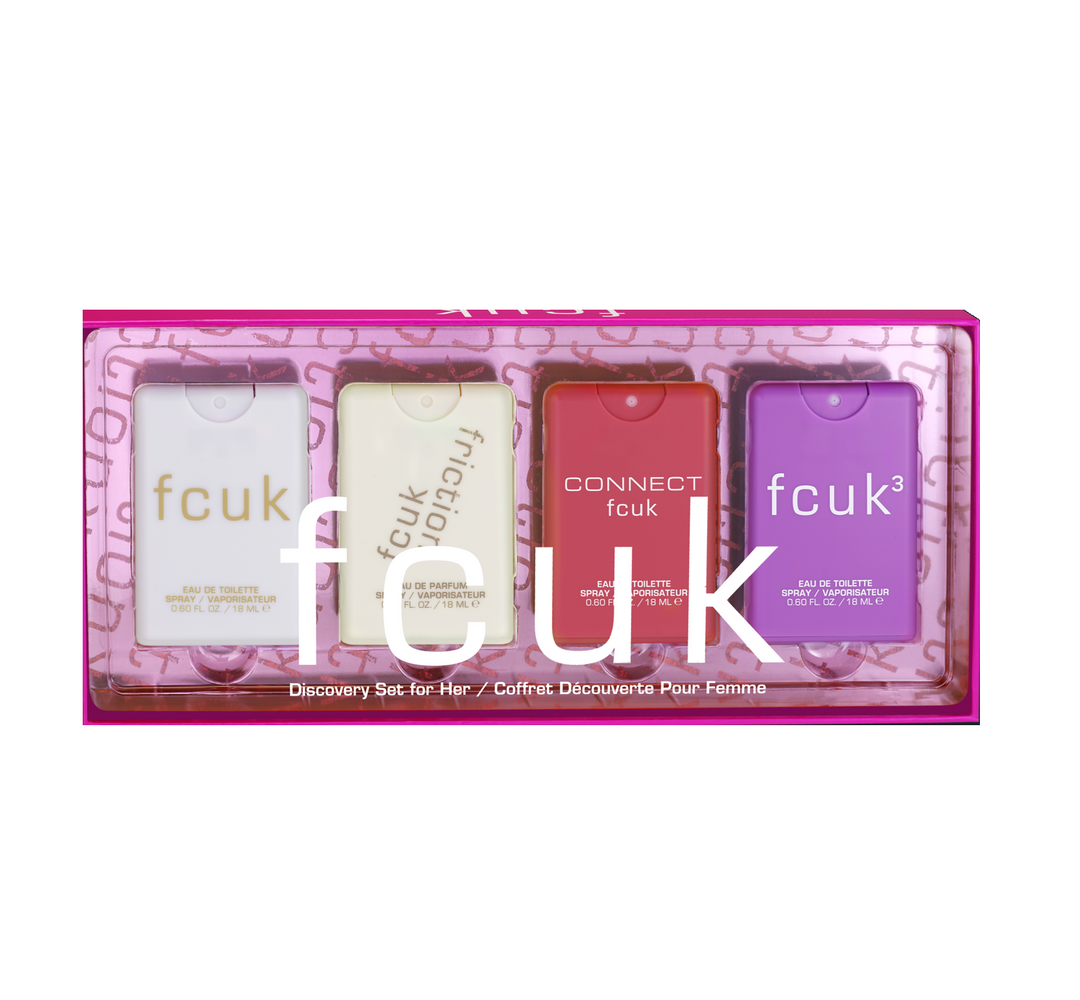 FCUK Pocket Sprays For Her 4x18ml Gift Set
