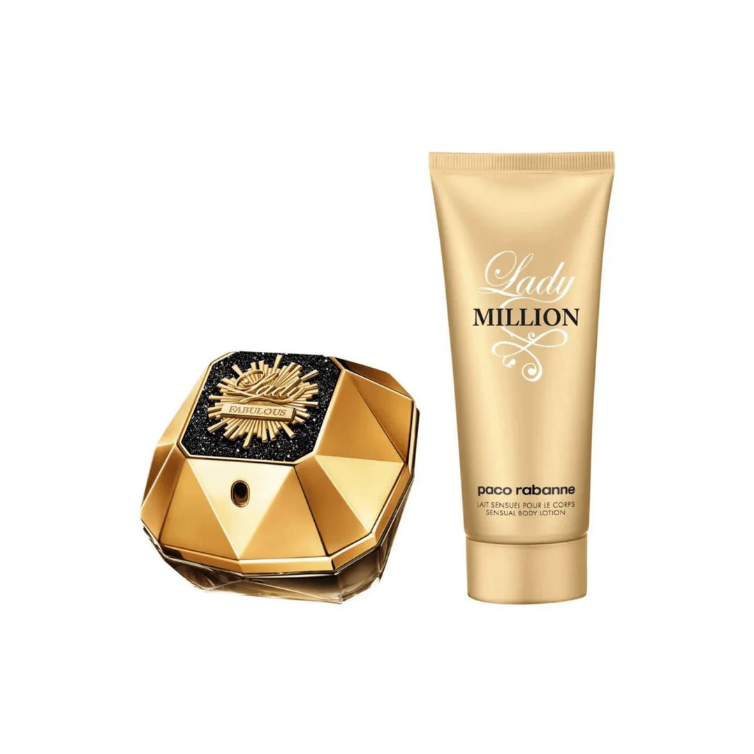 Rabanne Lady Million Fabulous Eau De Parfum 80ml Gift Set