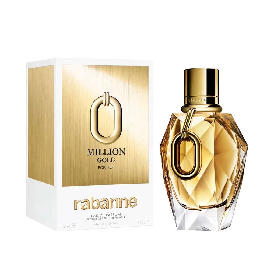 Rabanne Million Gold For Her Eau De Parfum 90ml Spray