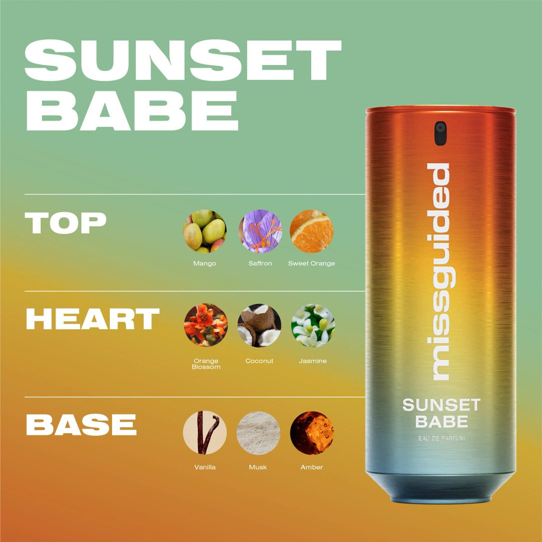 Missguided Sunset Babe Eau De Parfum 80ml Spray