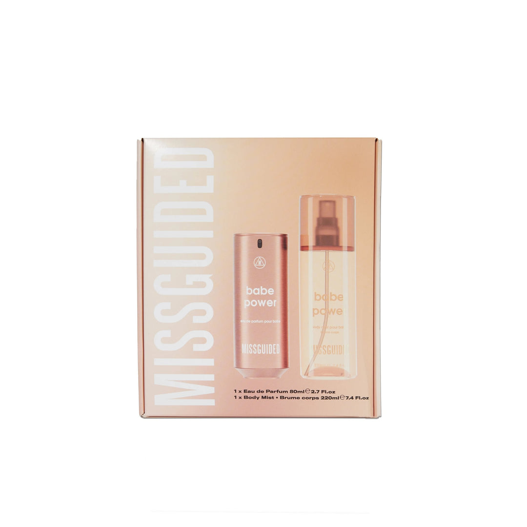missguided babe power eau de parfum 80ml gift set 2