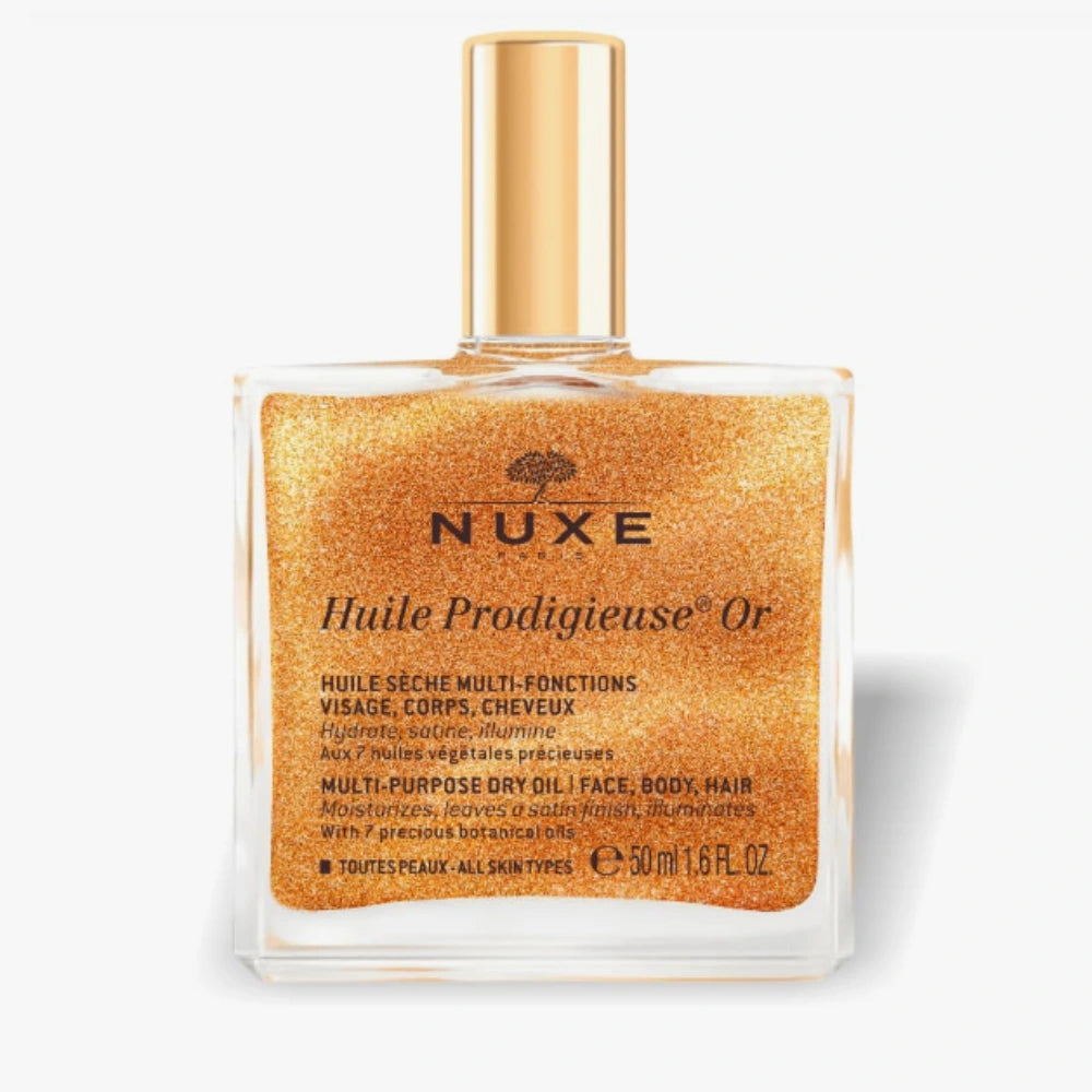 Nuxe Shimmering Multi-Purpose Dry Oil 50ml – Radiant Glow for Skin & Hair