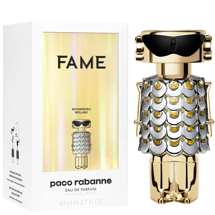 Rabanne Fame Eau De Parfum 80ml Refillable Spray