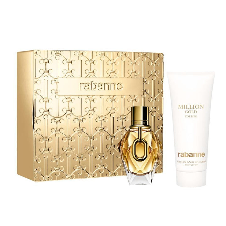 Rabanne Million Gold For Her Eau De Parfum 50ml Gift Set