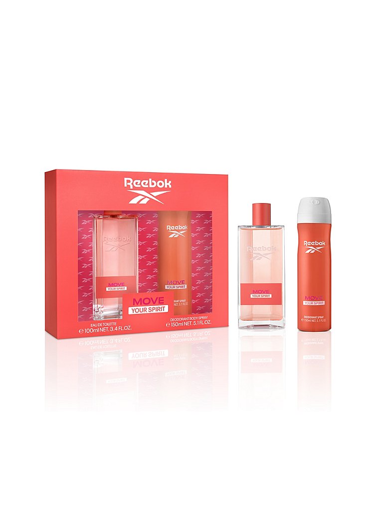 Reebok Move Your Spirit Women's Eau De Toilette 100ml Gift Set