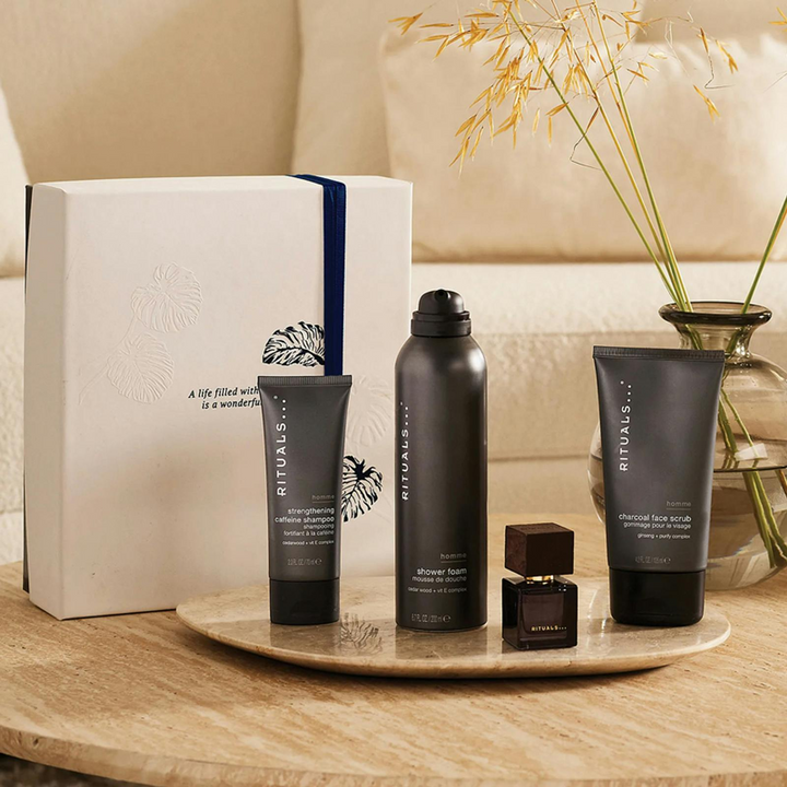 Rituals Mens Skincare & Fragrance 4pc Gift Set