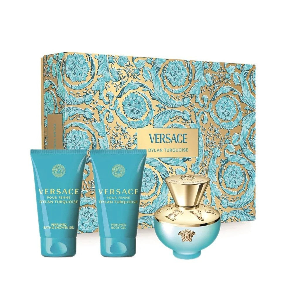 Versace Dylan Turquoise Eau De Toilette 50ml Gift Set